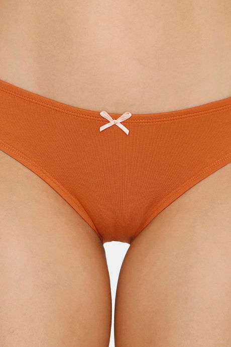 Zivame Anti-Microbial Low Rise Full Coverage Bikini Panty (Pack of 3) - Multicolor — image 5